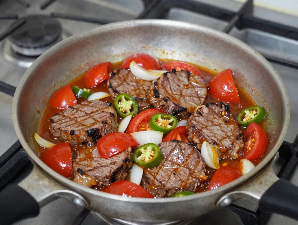 Bisteces a la mexicana mexican beef stew