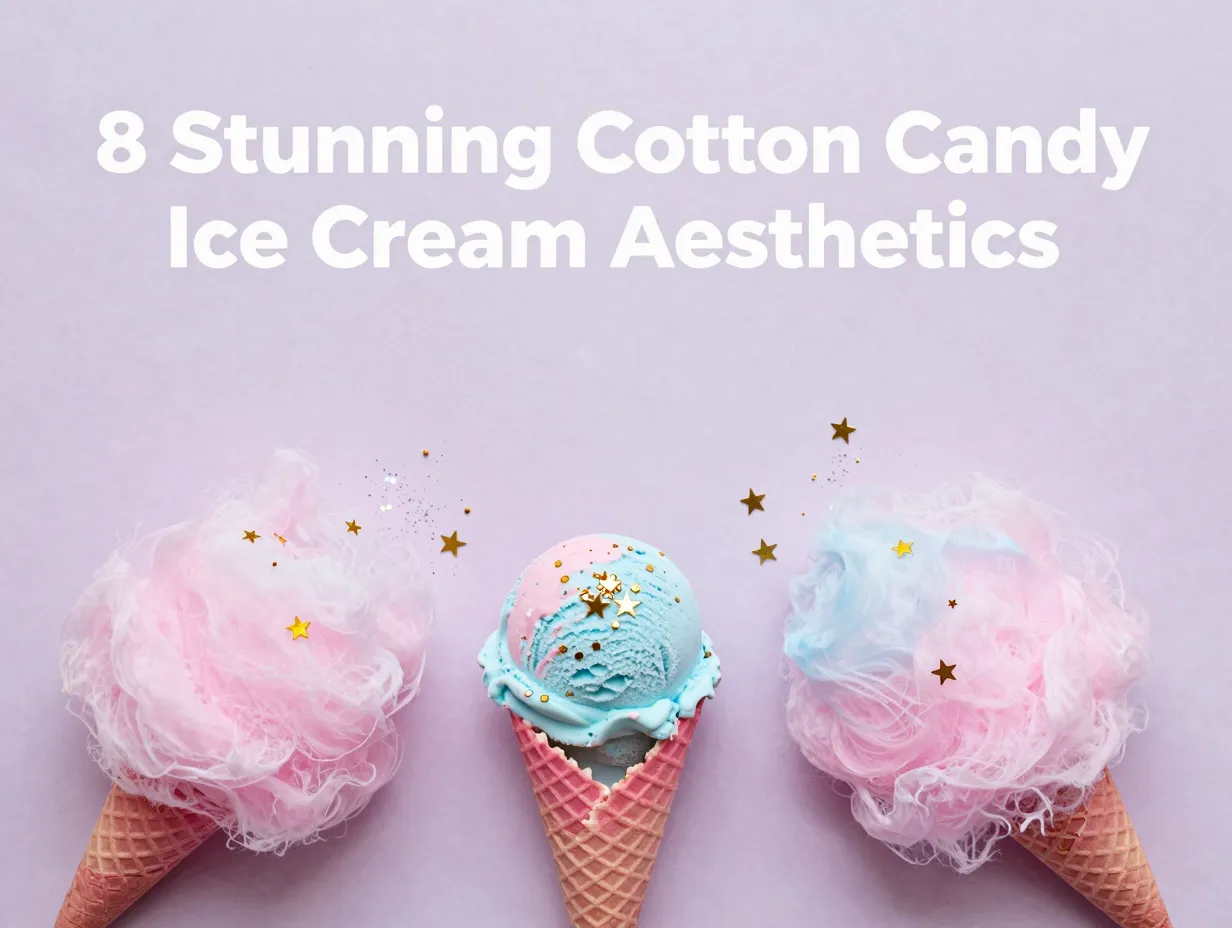 8 stunning cotton candy ice cream aesthetics