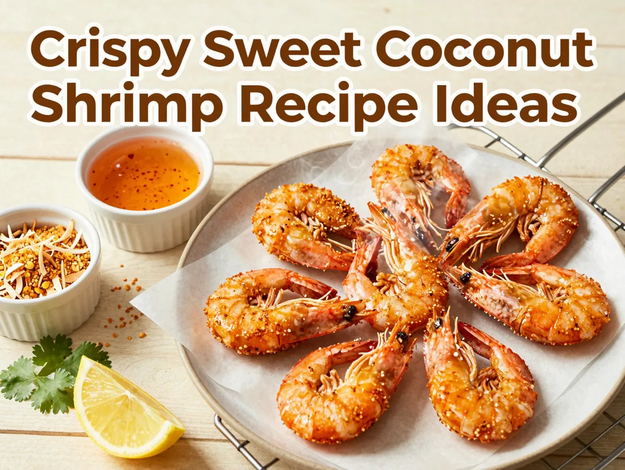Crispy sweet coconut shrimp recipe ideas