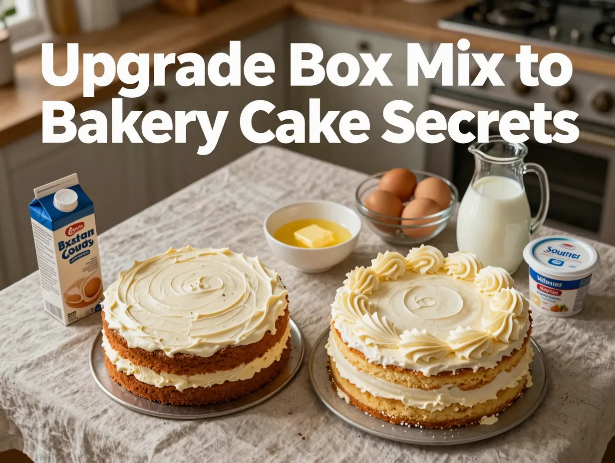 Upgrade box mix to bakery cake secrets