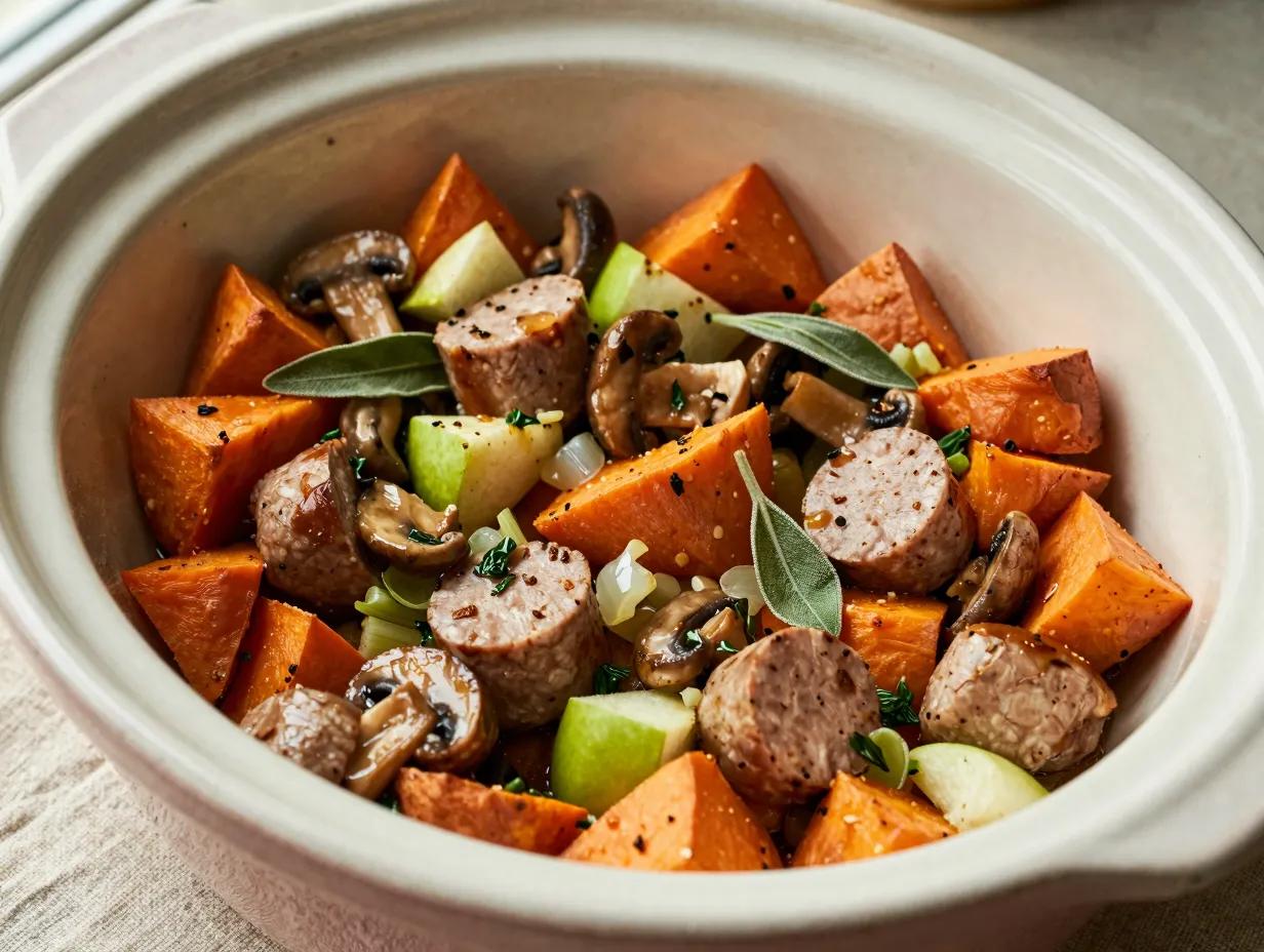 Sausage and sweet potato stuffing