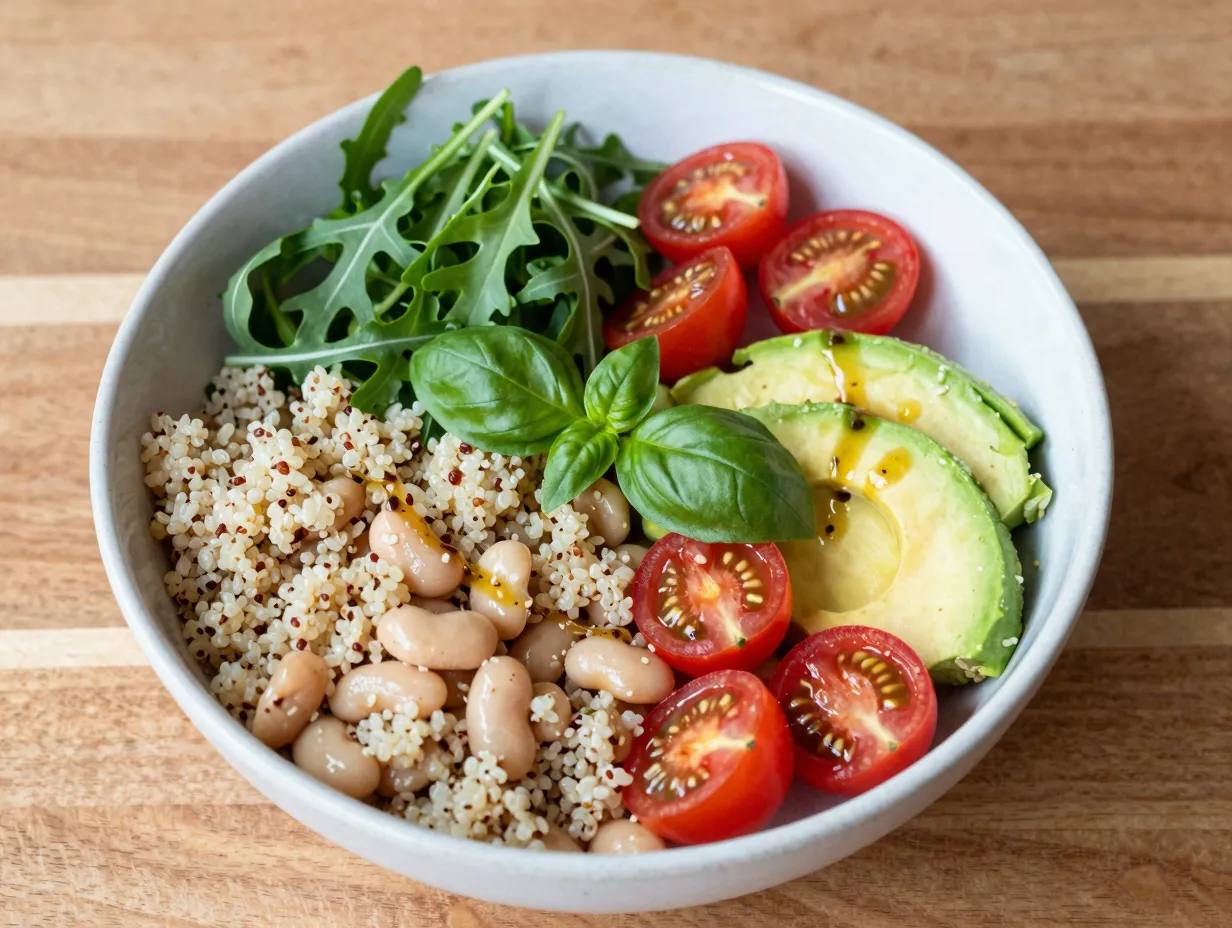 Quinoa salad bowls