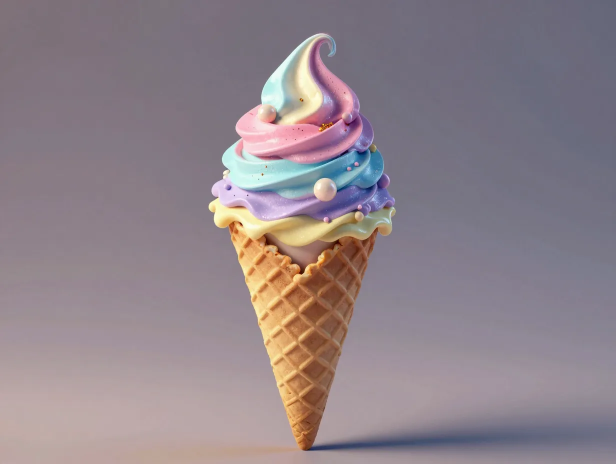 The unicorn layered cone
