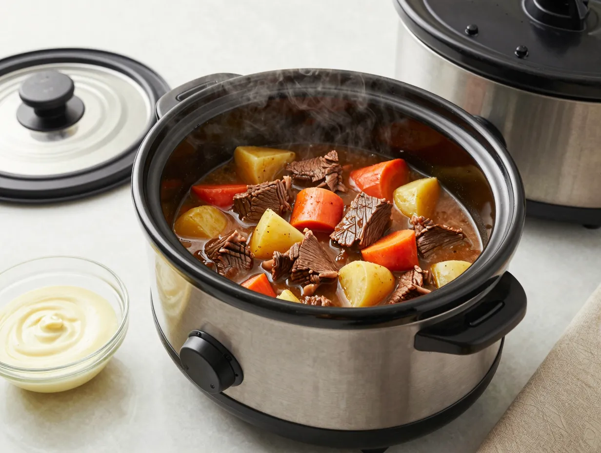 Slow cooker beef stew