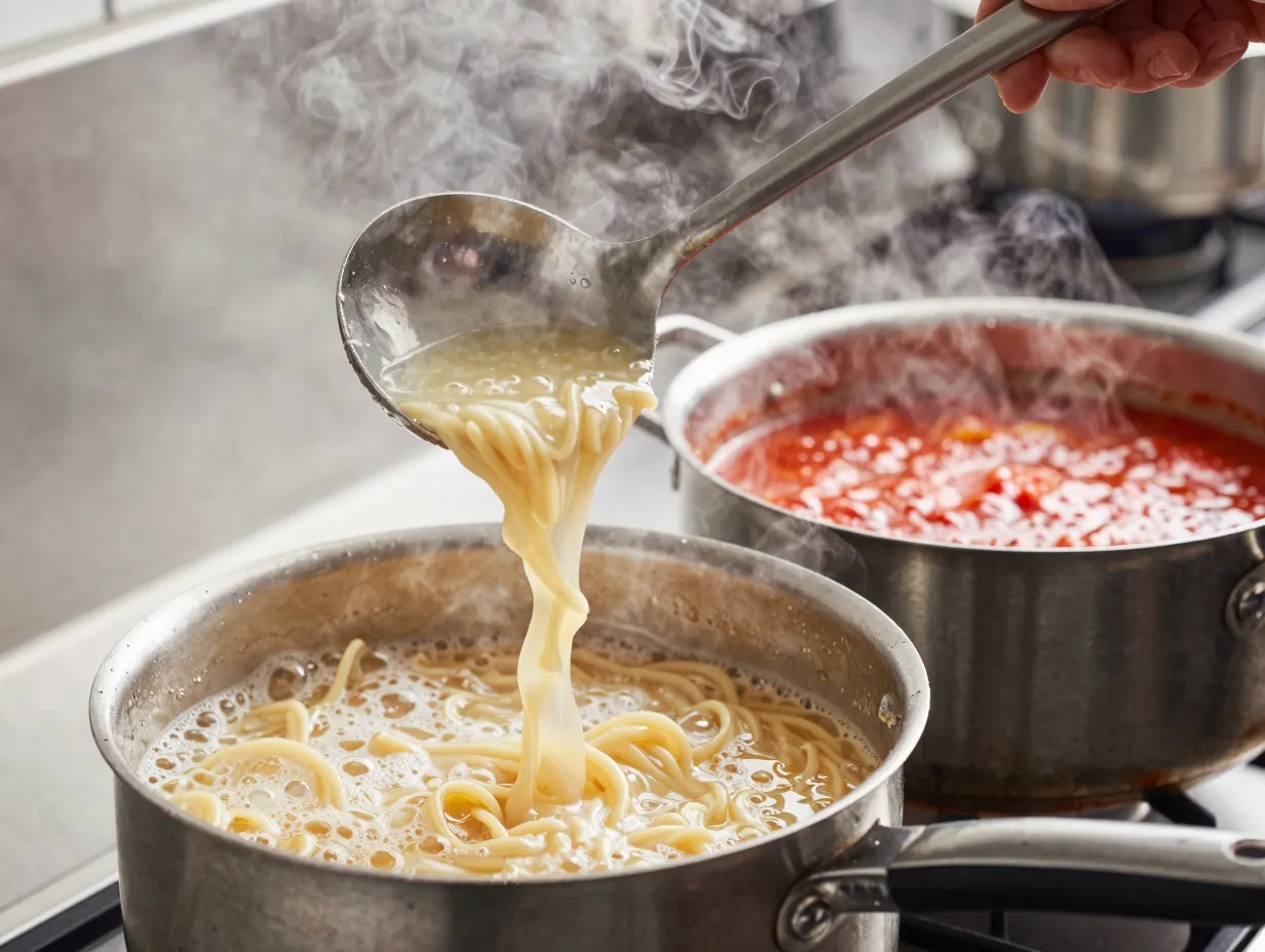 The pasta cooking water upgrade