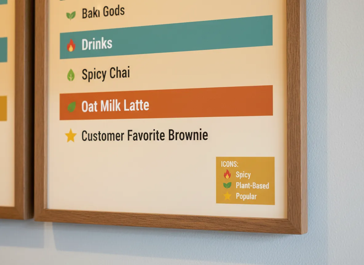 Use visual cues and icons to speed up decision making