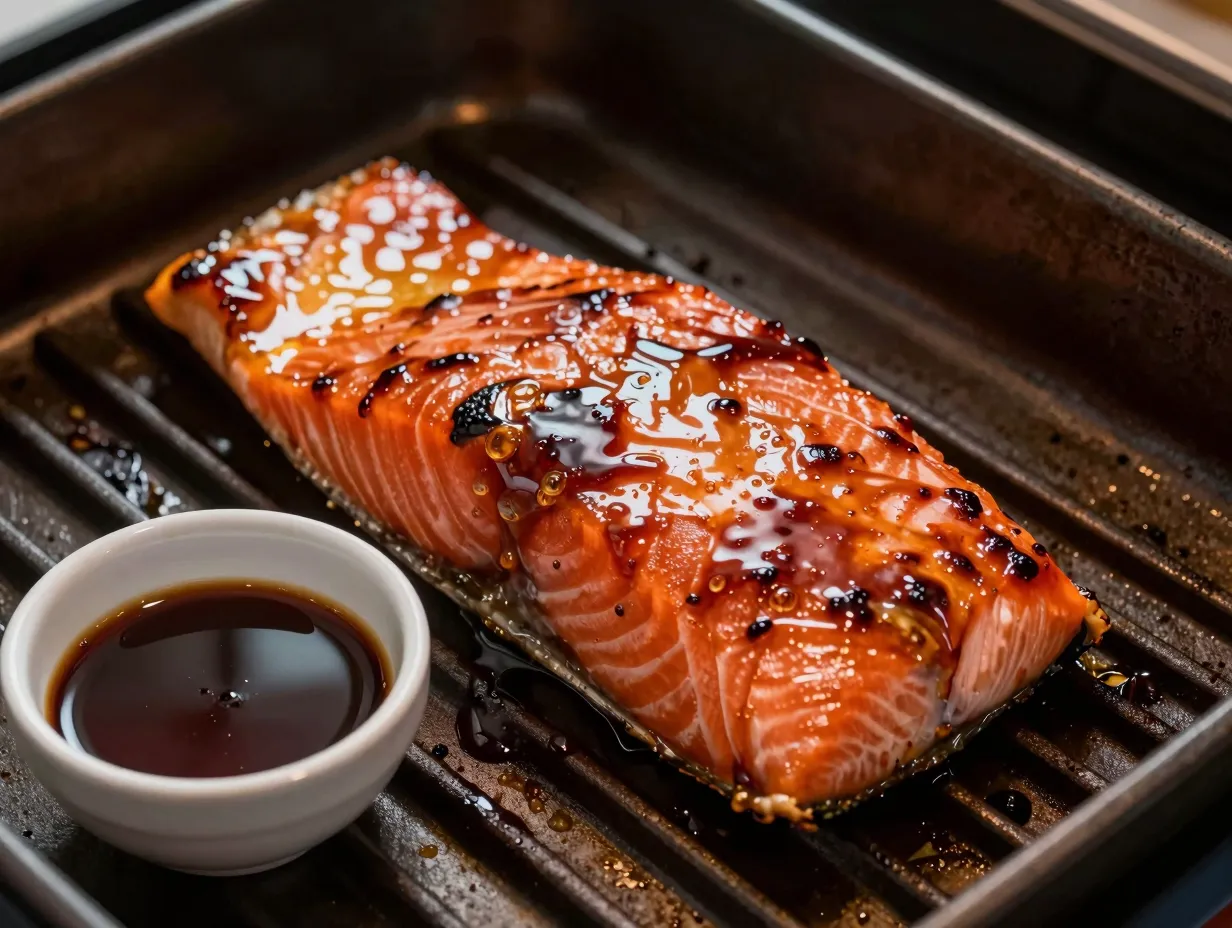 Miso glazed salmon