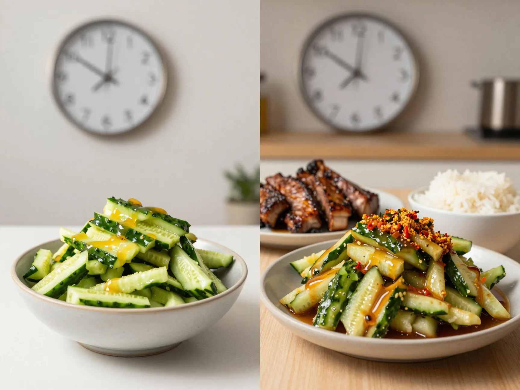 Time the dressing and serving correctly