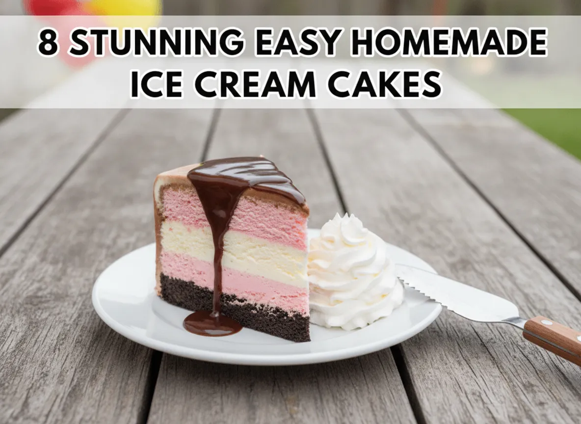 8 stunning easy homemade ice cream cakes