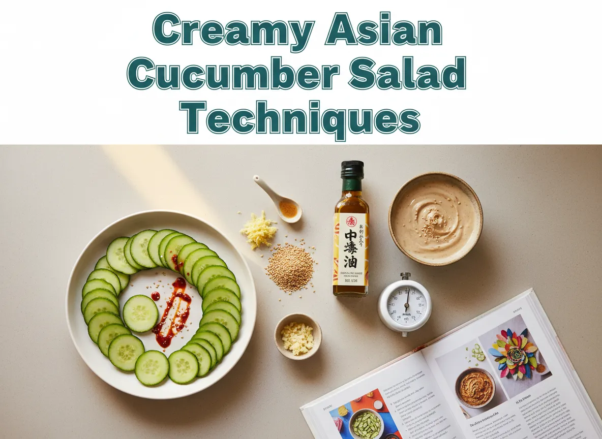Creamy asian cucumber salad techniques