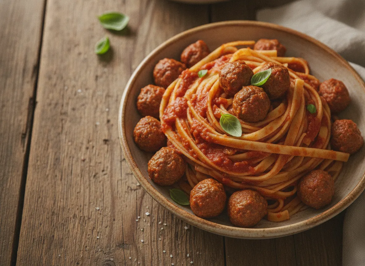 Spaghetti alla chitarra con le pallottine abruzzese style