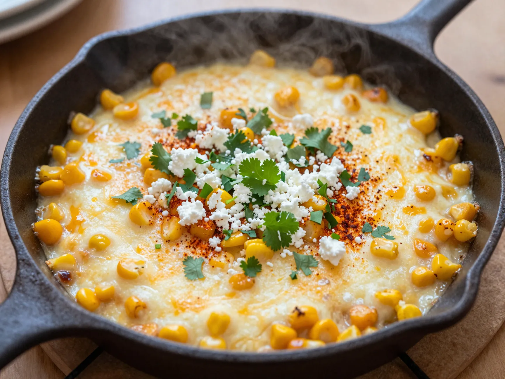 Mexican street corn inspired baked dip