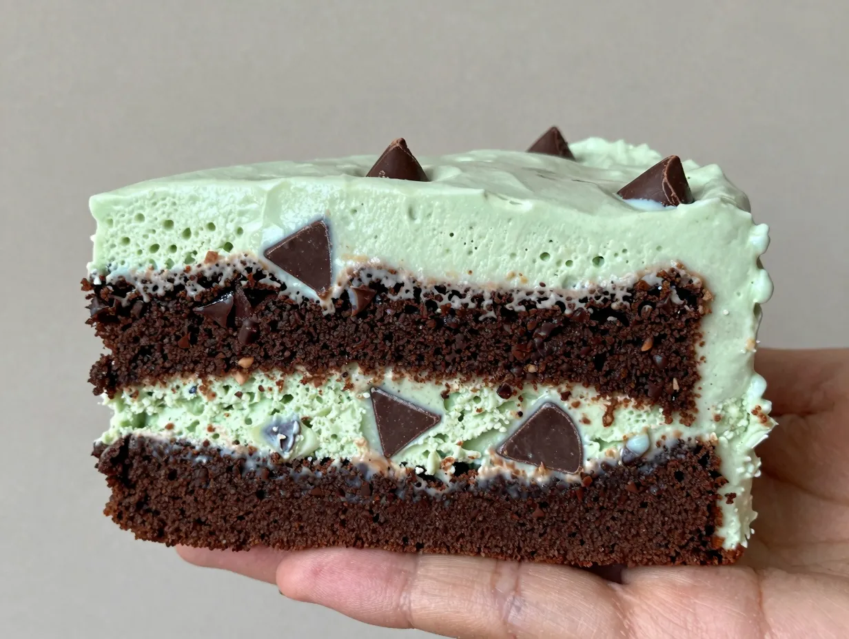 No bake brownie bottom ice cream cake