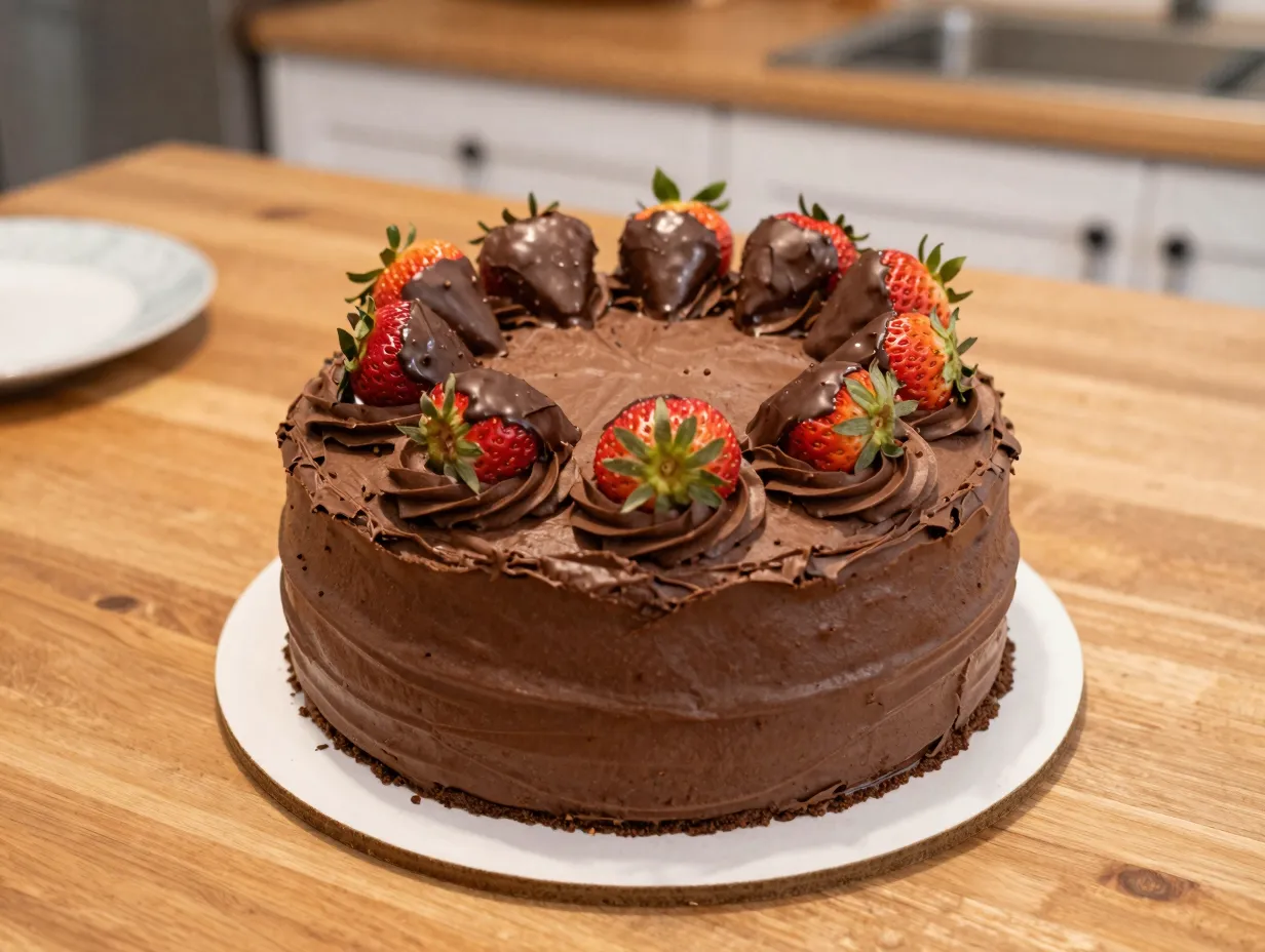 Better homes and gardens chocolate covered strawberry cake