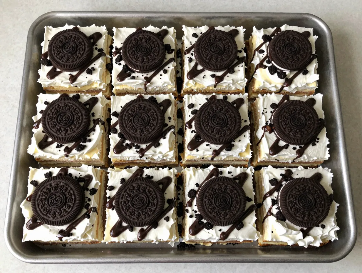 Ice cream sandwich cake