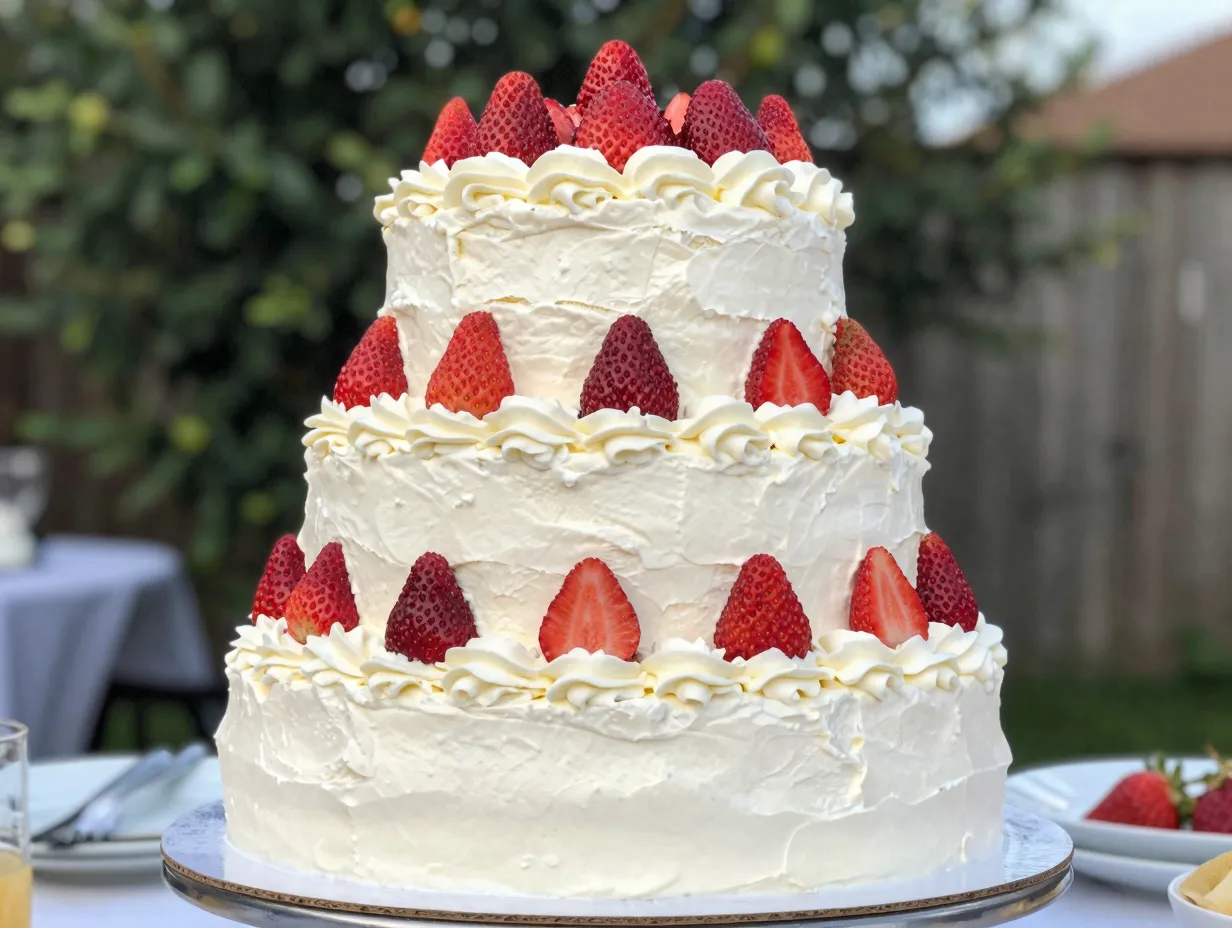 Taste of home chocolate strawberry celebration cake