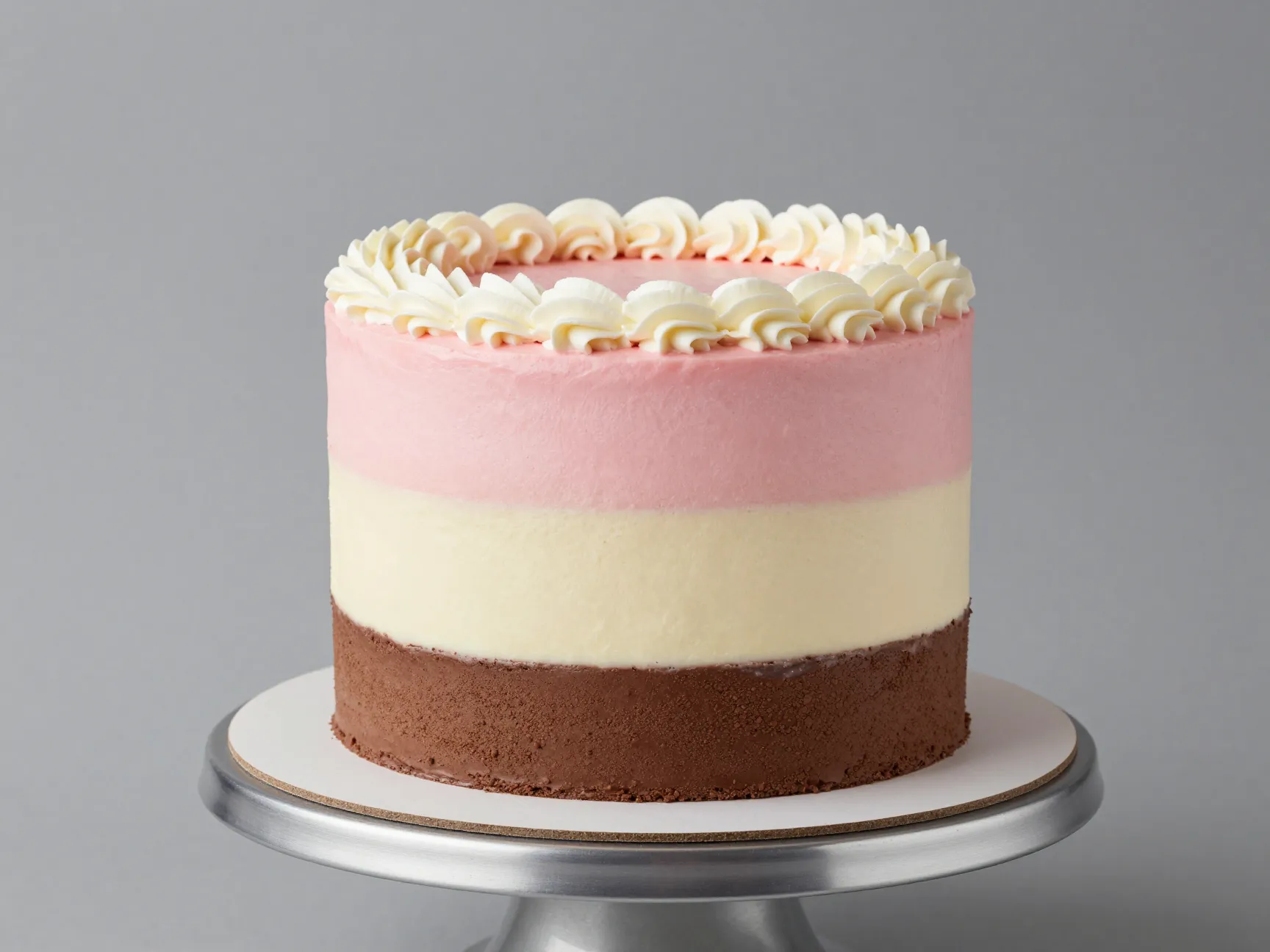 Neapolitan ice cream cake