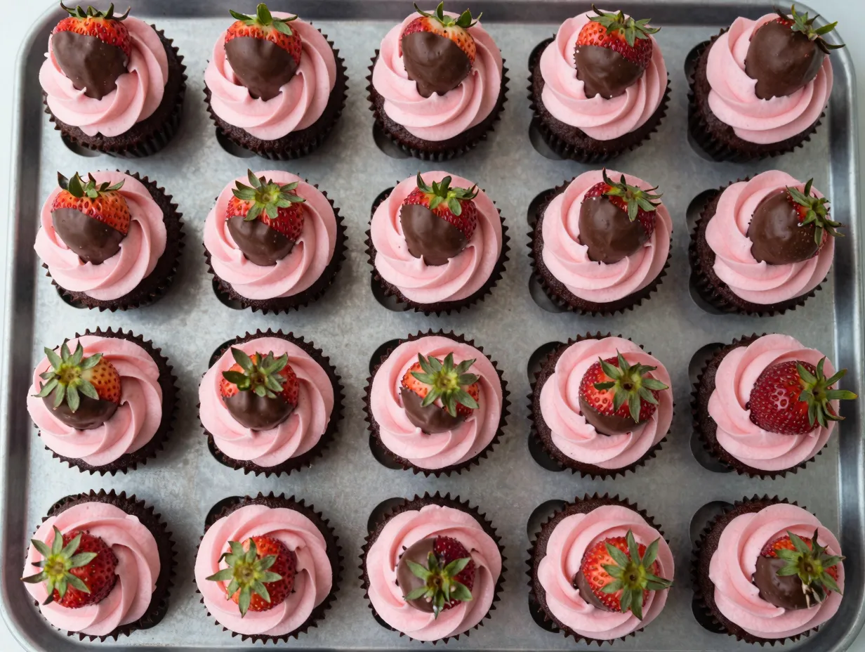 Sallys baking addiction chocolate covered strawberry cupcakes