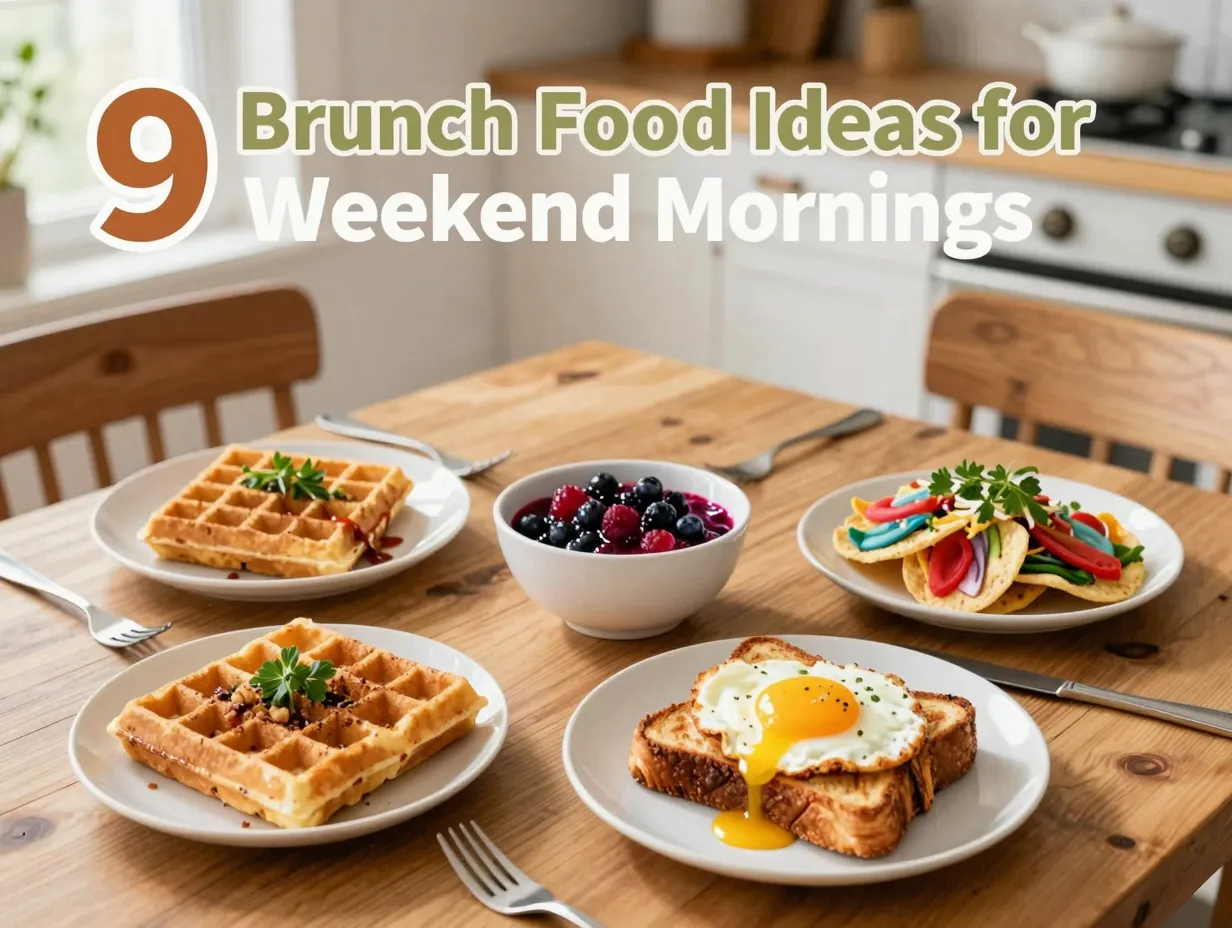 9 brunch food ideas for weekend mornings