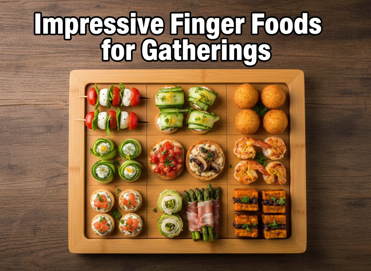 Impressive finger foods for gatherings