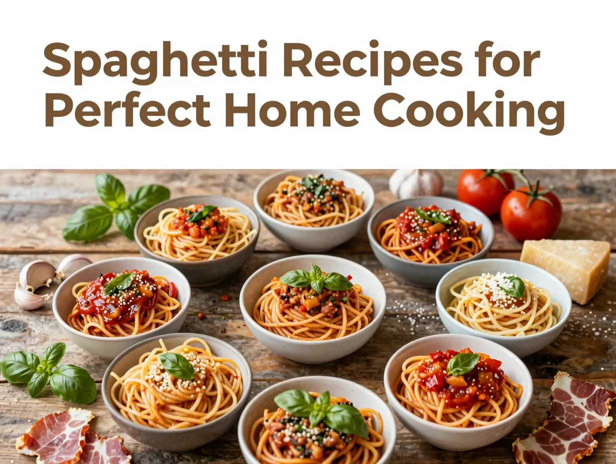 Spaghetti recipes for perfect home cooking