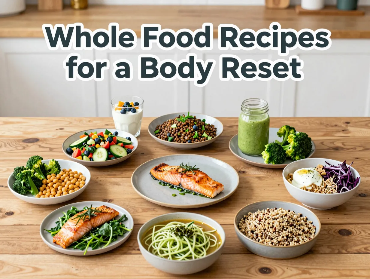 Whole food recipes for a body reset