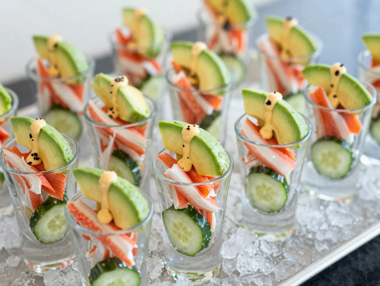 1 individual shot glass appetizers