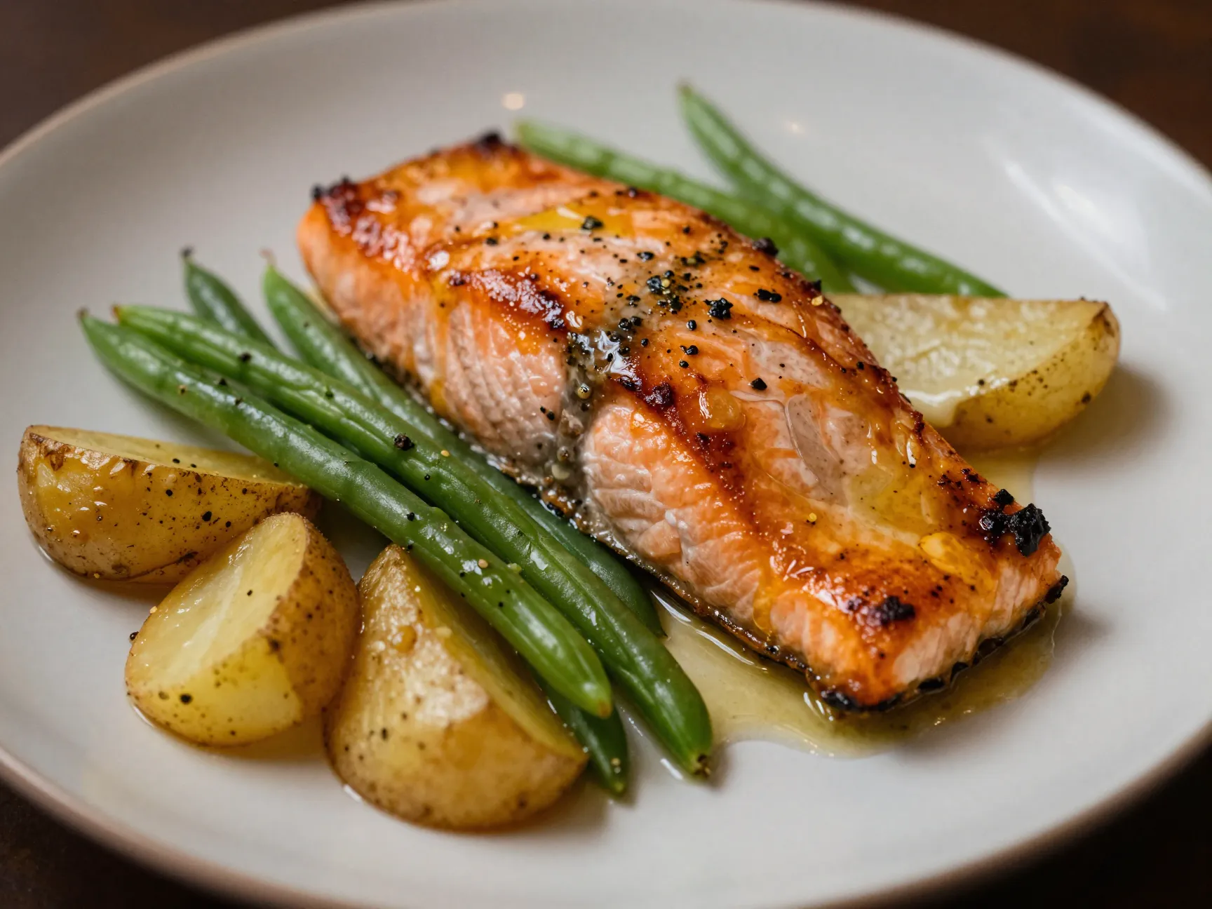 Honey lemon thyme butter glaze