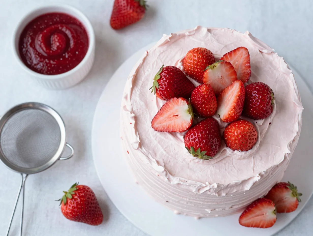 5 strawberry cream cheese frosting