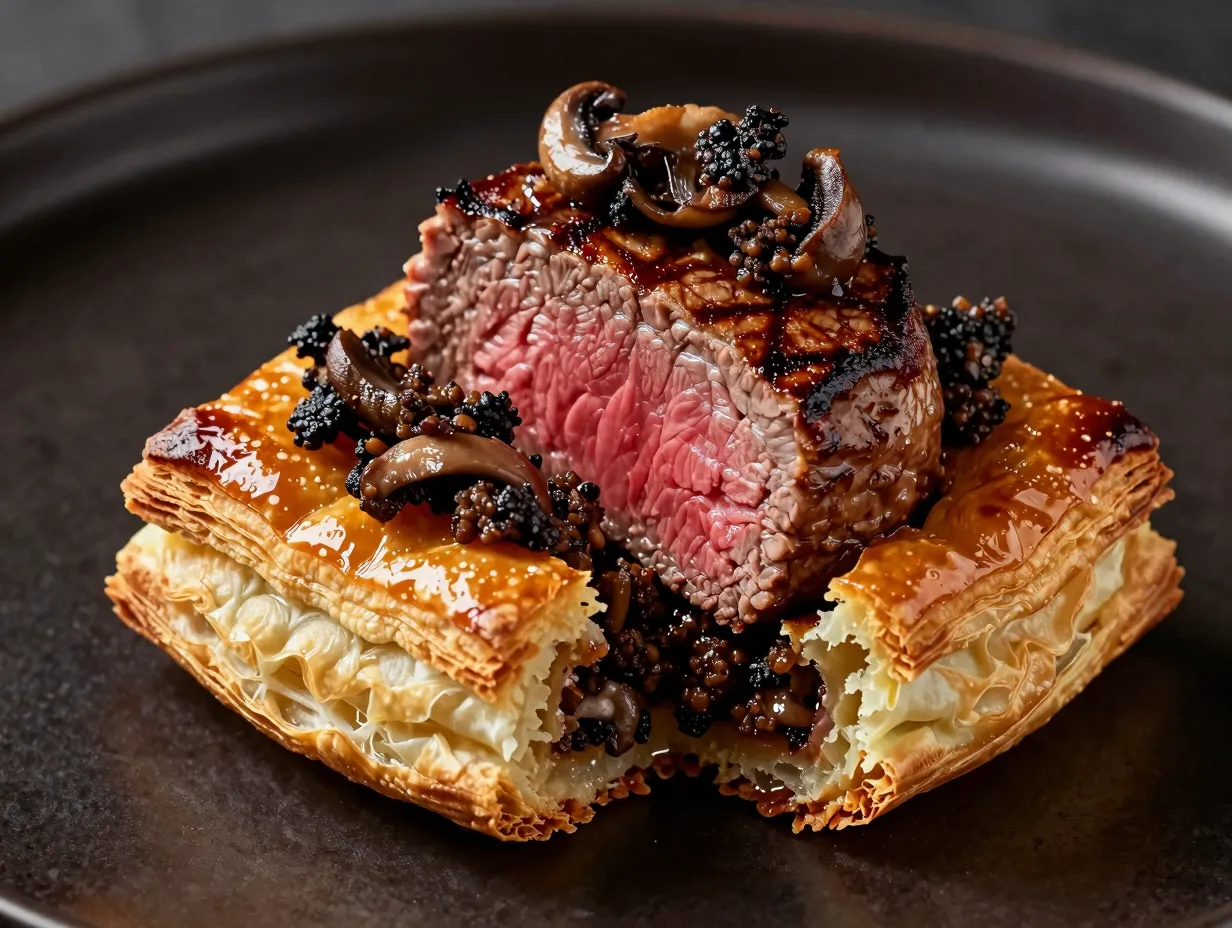 Mini beef wellington bites