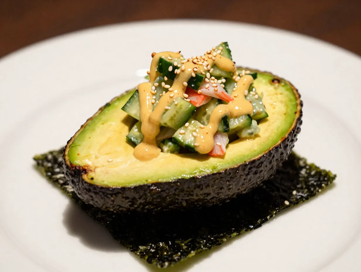 8 avocado half boats