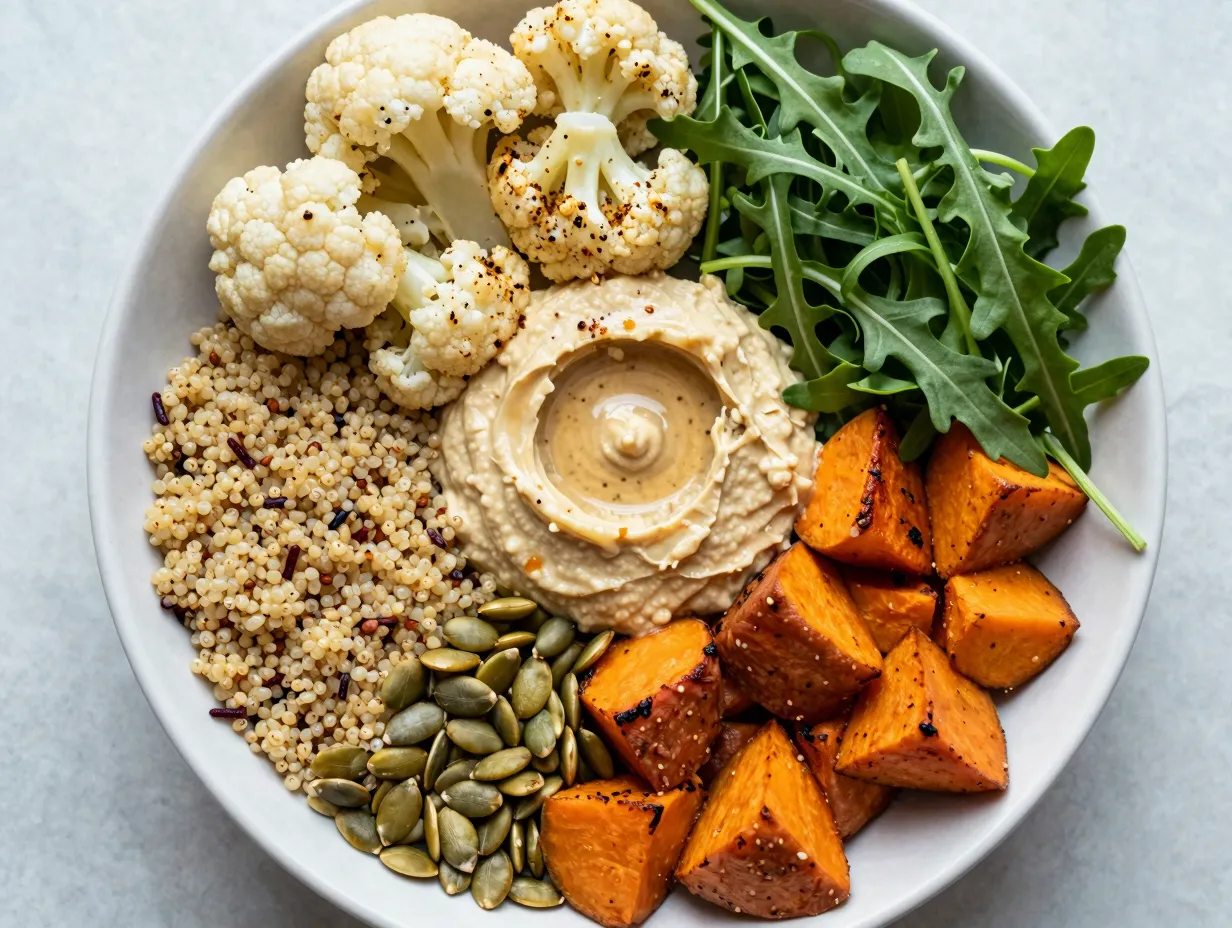 Quinoa cauliflower power bowl