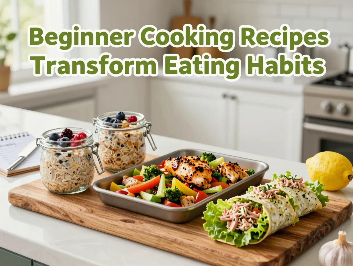 Beginner cooking recipes transform eating habits