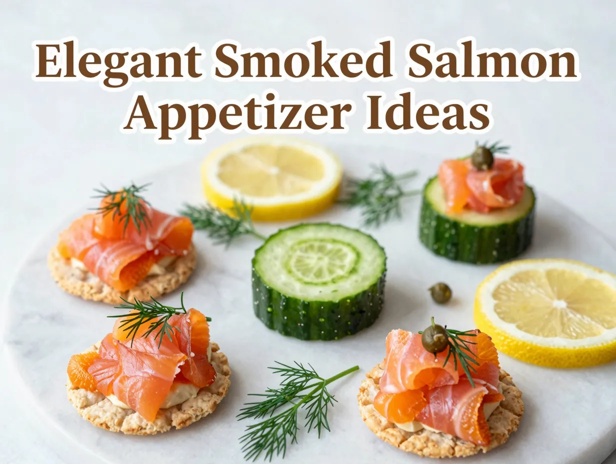 Elegant smoked salmon appetizer ideas