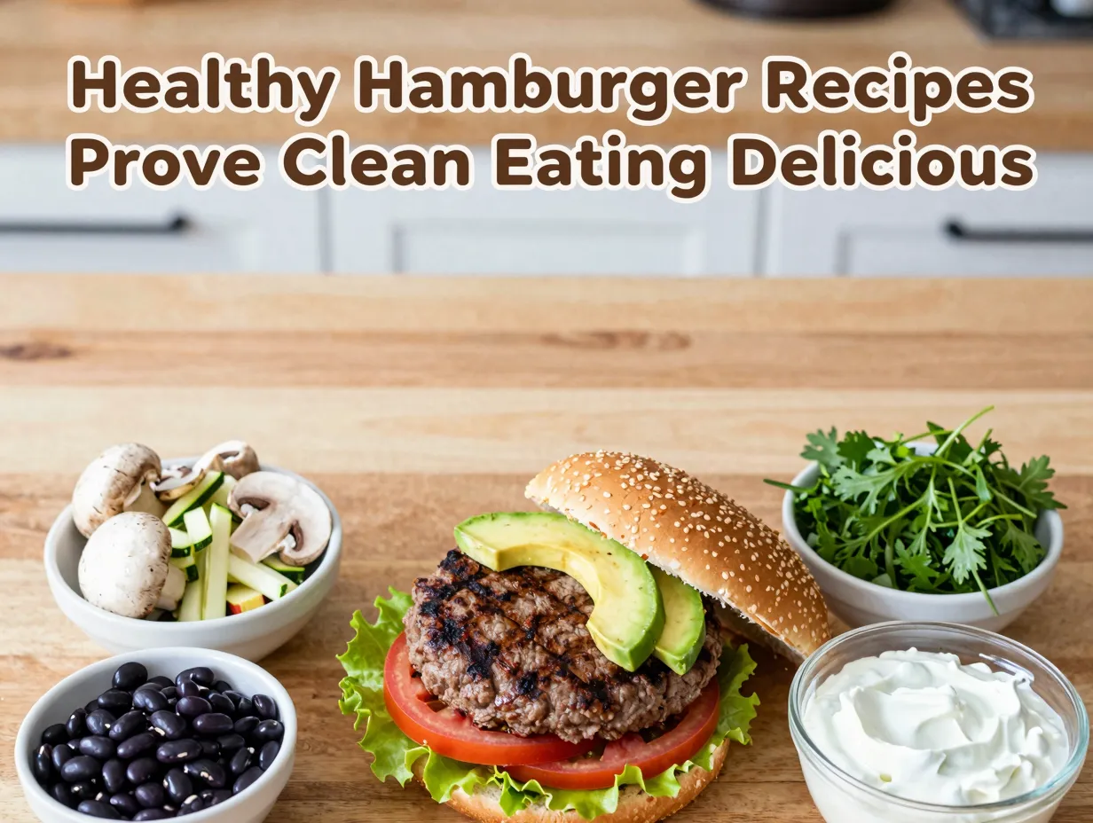 Healthy hamburger recipes prove clean eating delicious