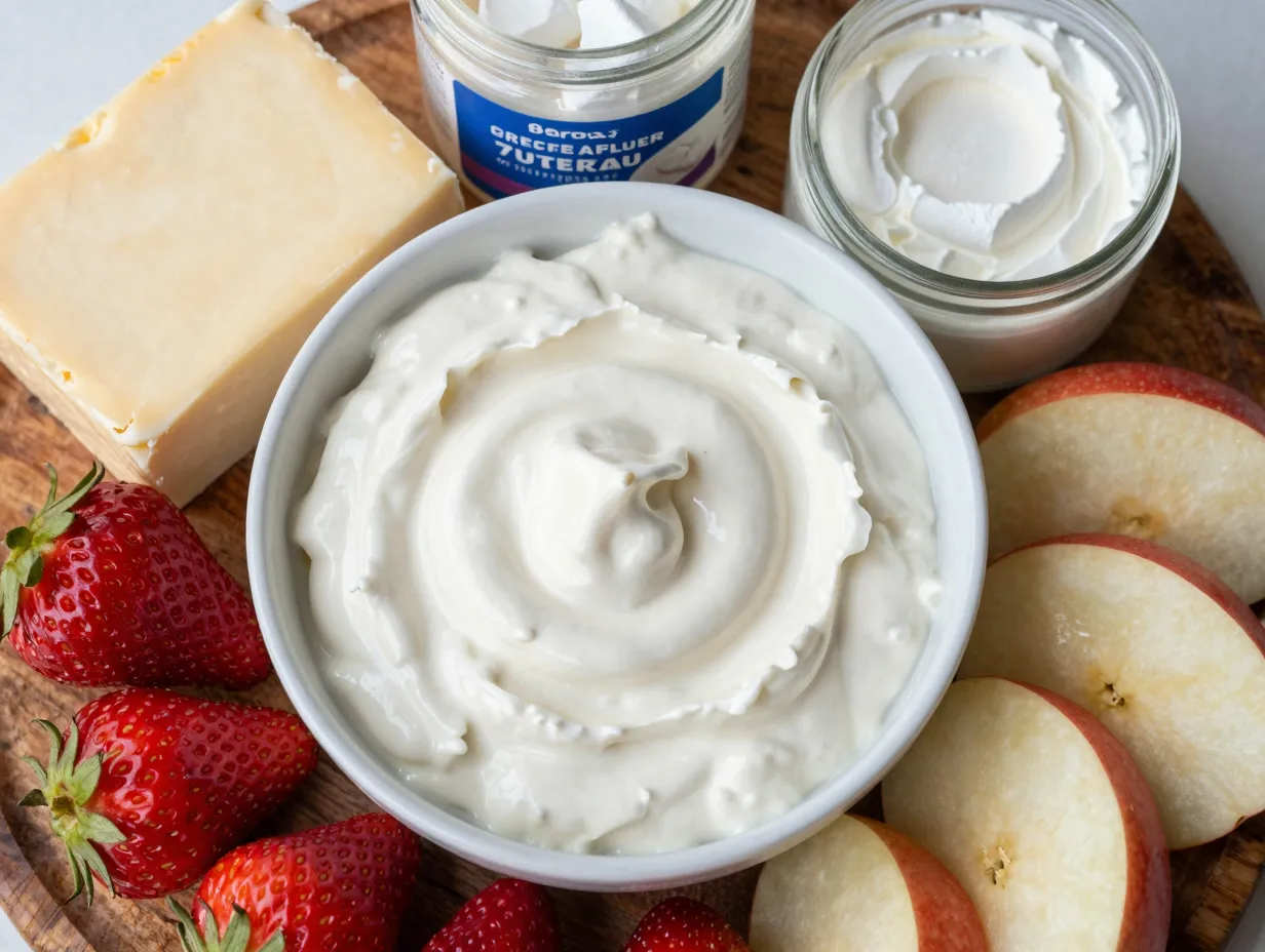 Classic two ingredient cream cheese dip