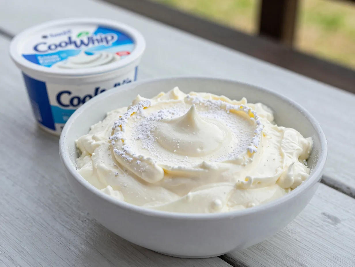 Fluffy cool whip cream cheese dip