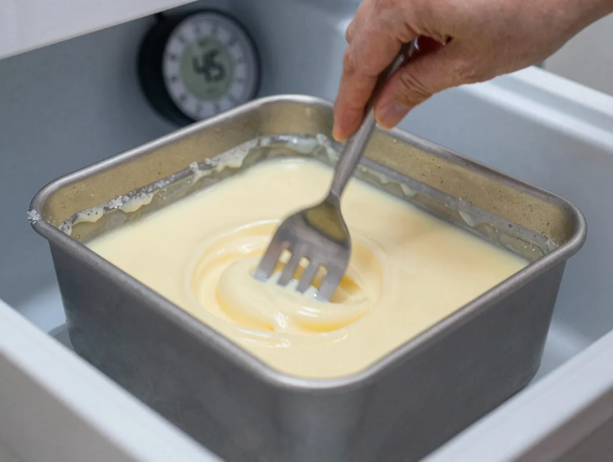 Freeze and stir method