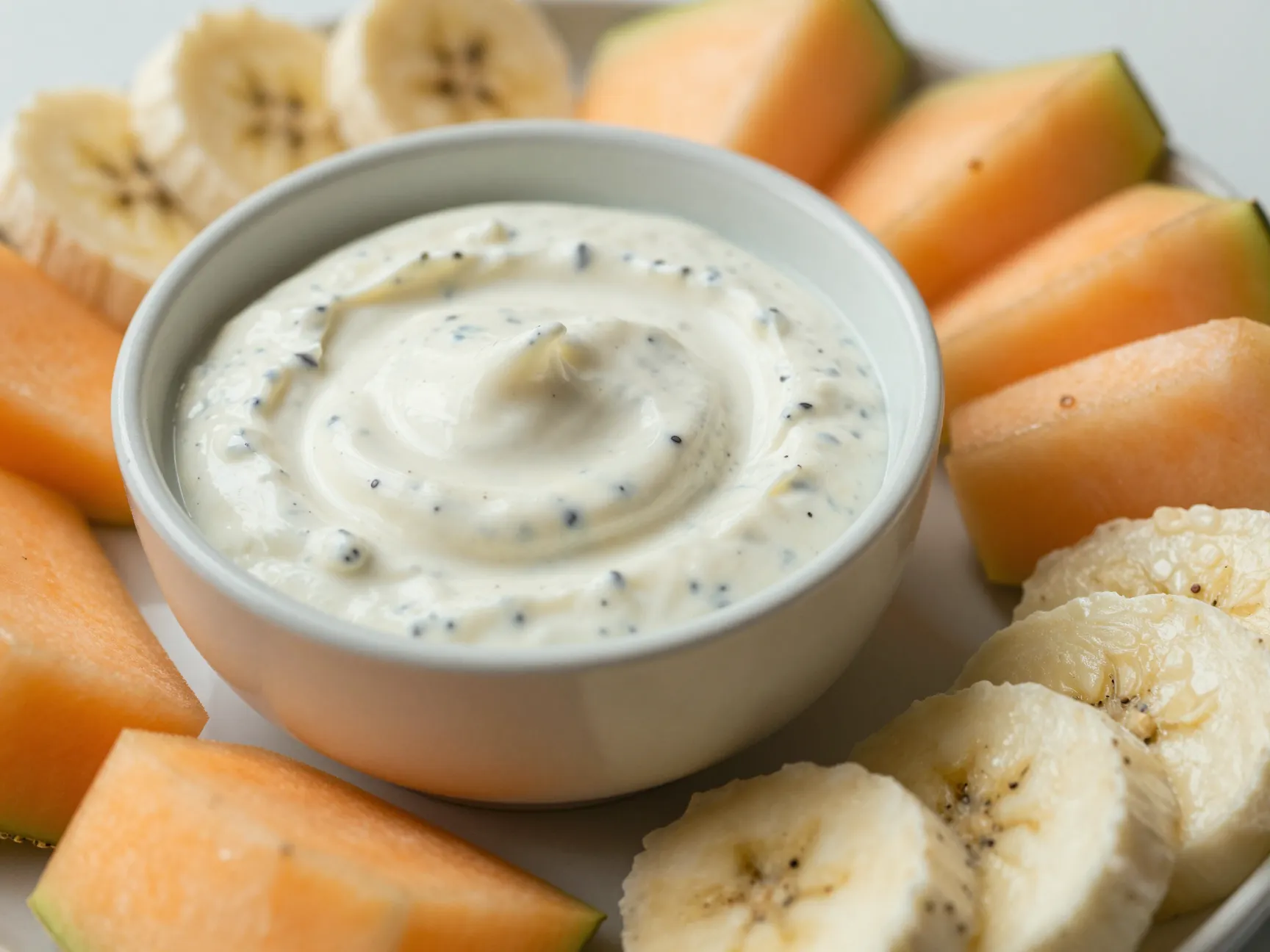 Vanilla bean cream cheese dip
