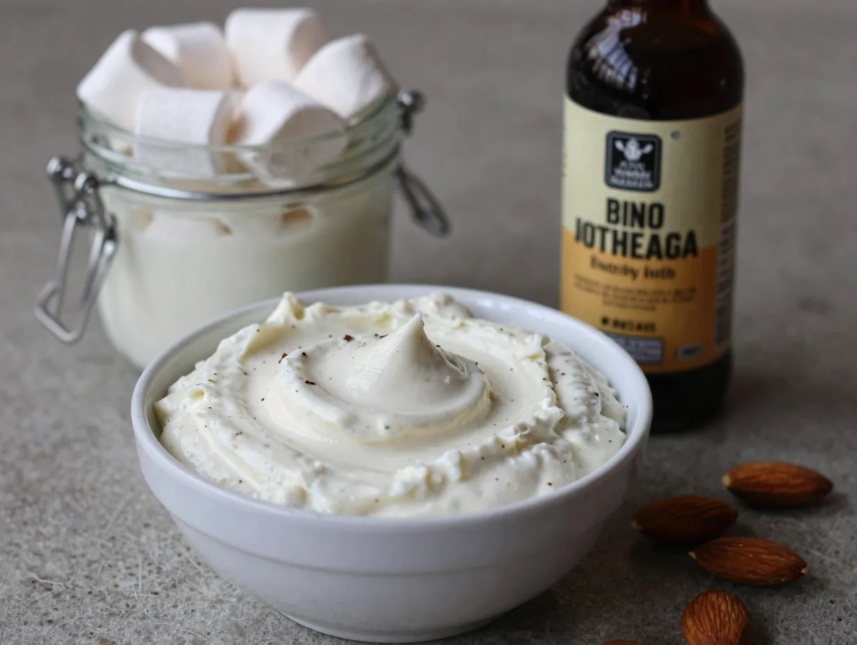 Almond extract cream cheese dip