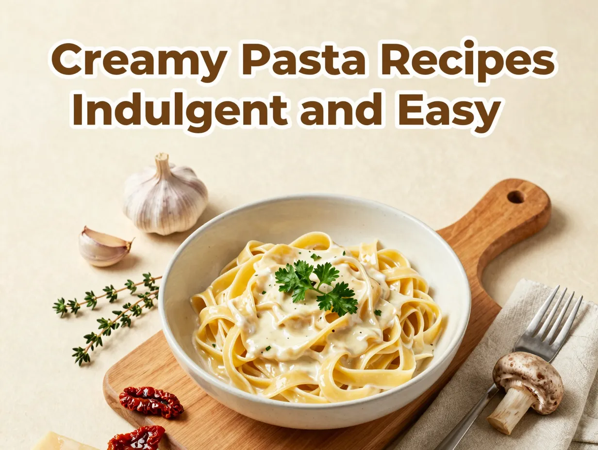 Creamy pasta recipes indulgent and easy
