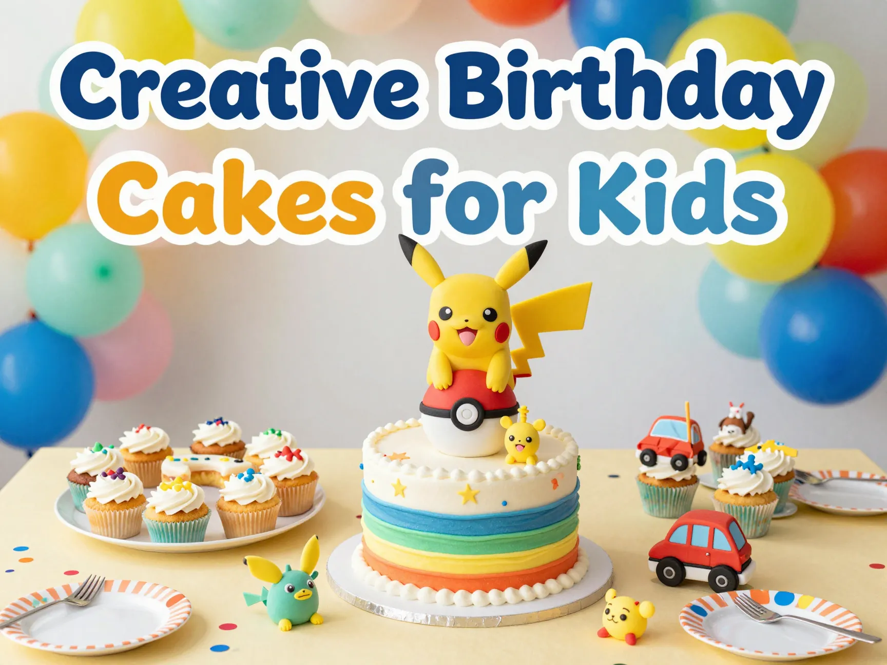 Creative birthday cakes for kids