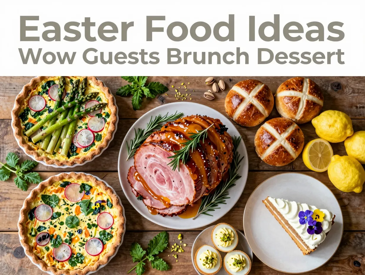 Easter food ideas wow guests brunch dessert