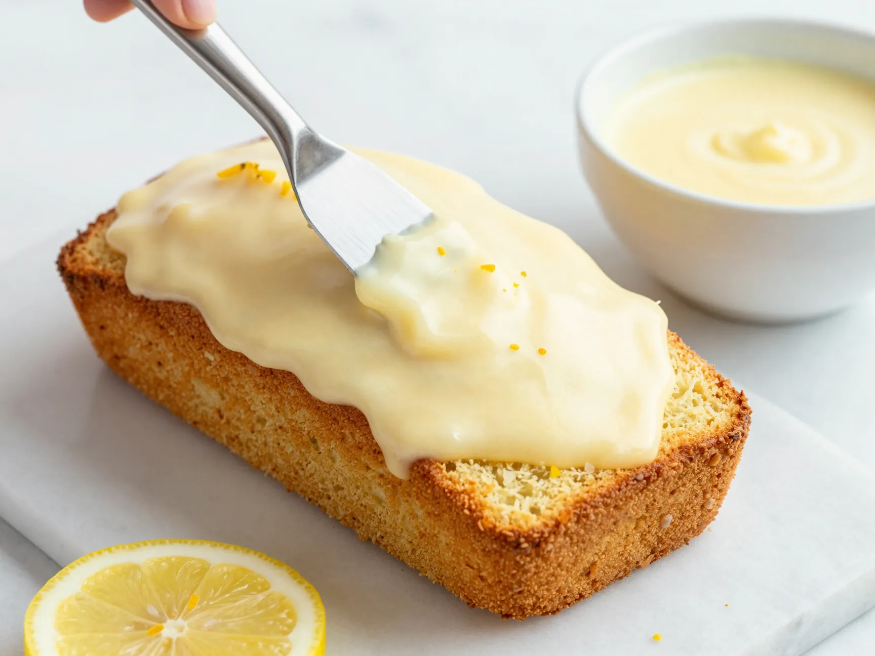 Lemon cream cheese icing