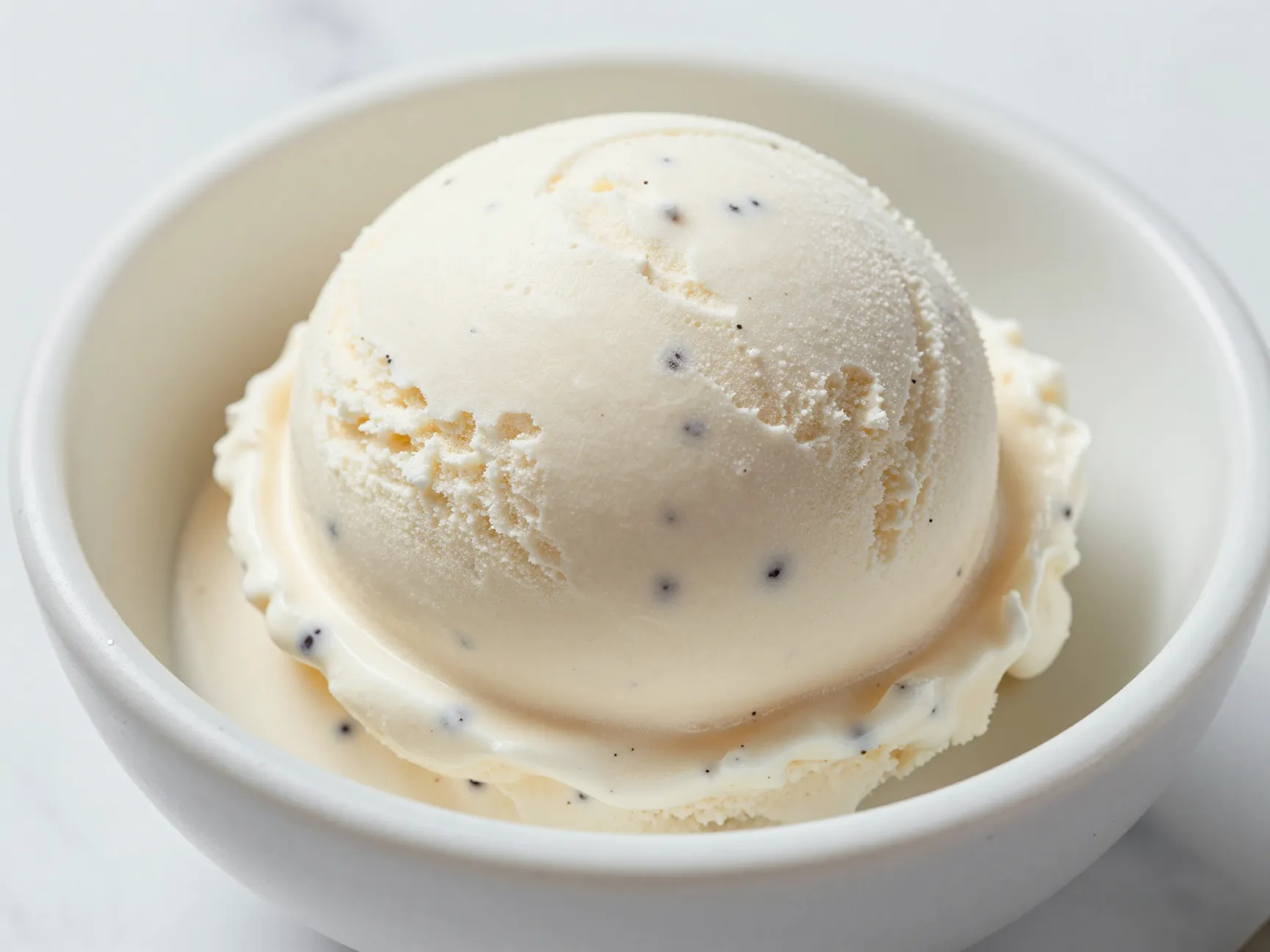 Vanilla bean paste ice cream