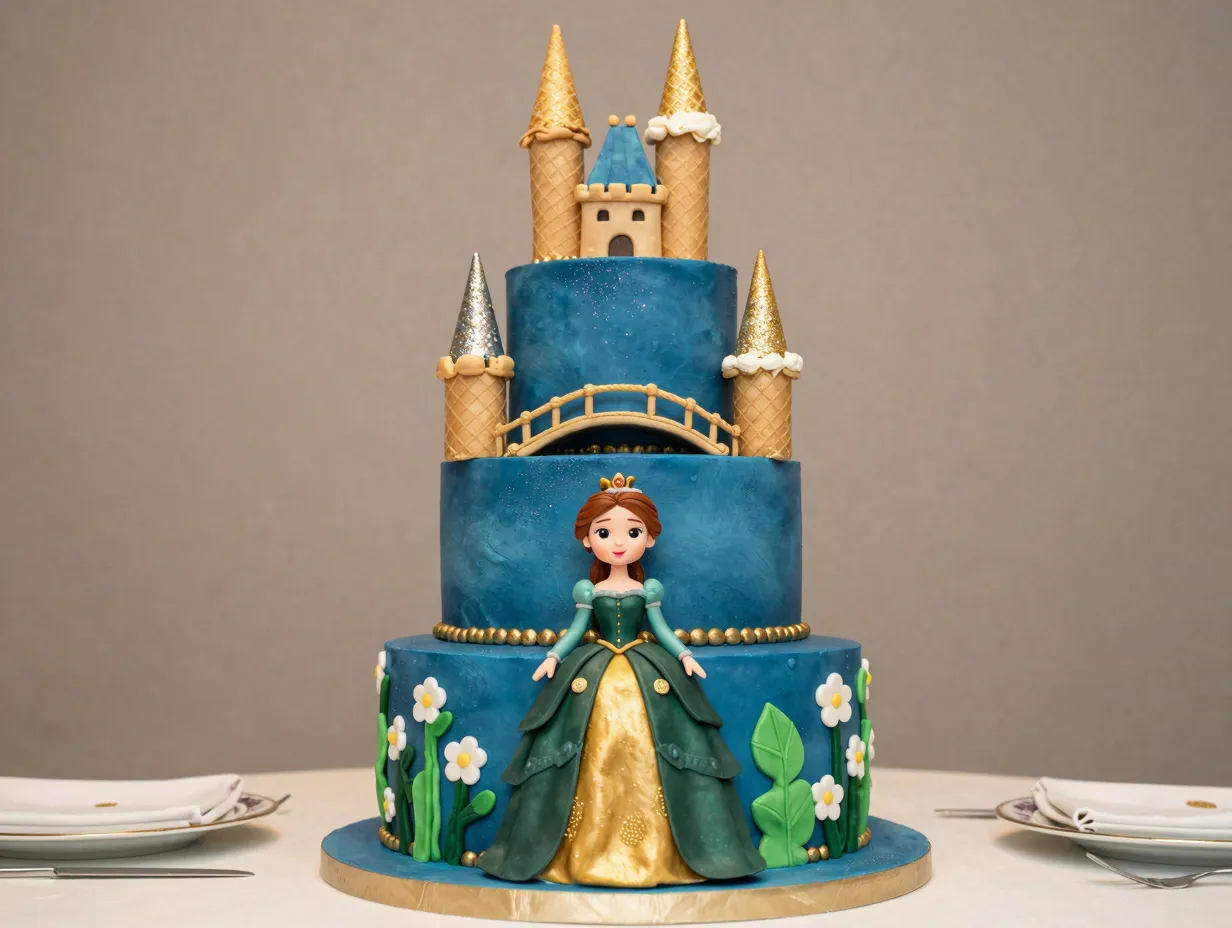 Princess and fairy tale cake