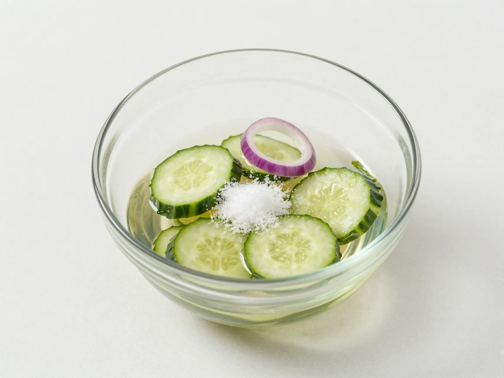 A couple cooks bright and simple vinegar cucumber salad
