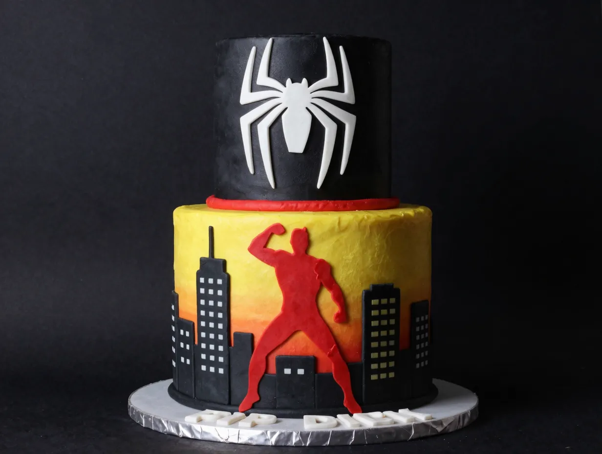 Superhero cake