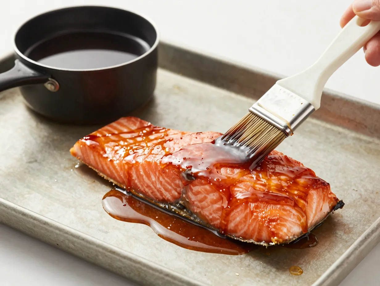 Teriyaki baked salmon