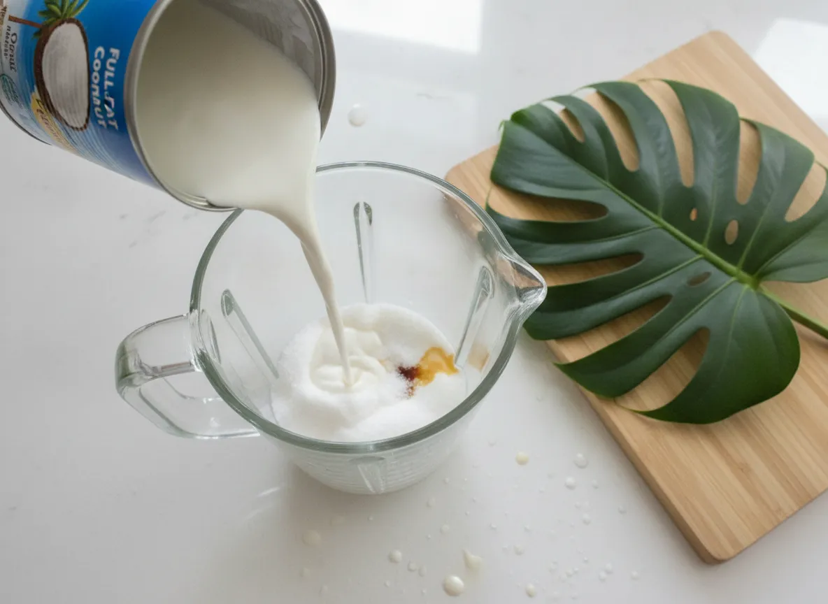 Coconut milk dairy free vanilla